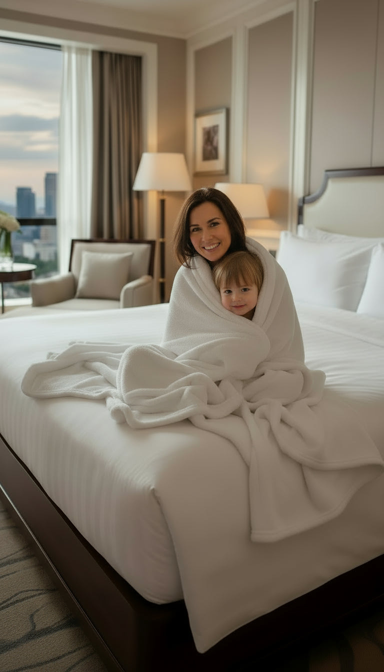 WHITE Blanket 150X200