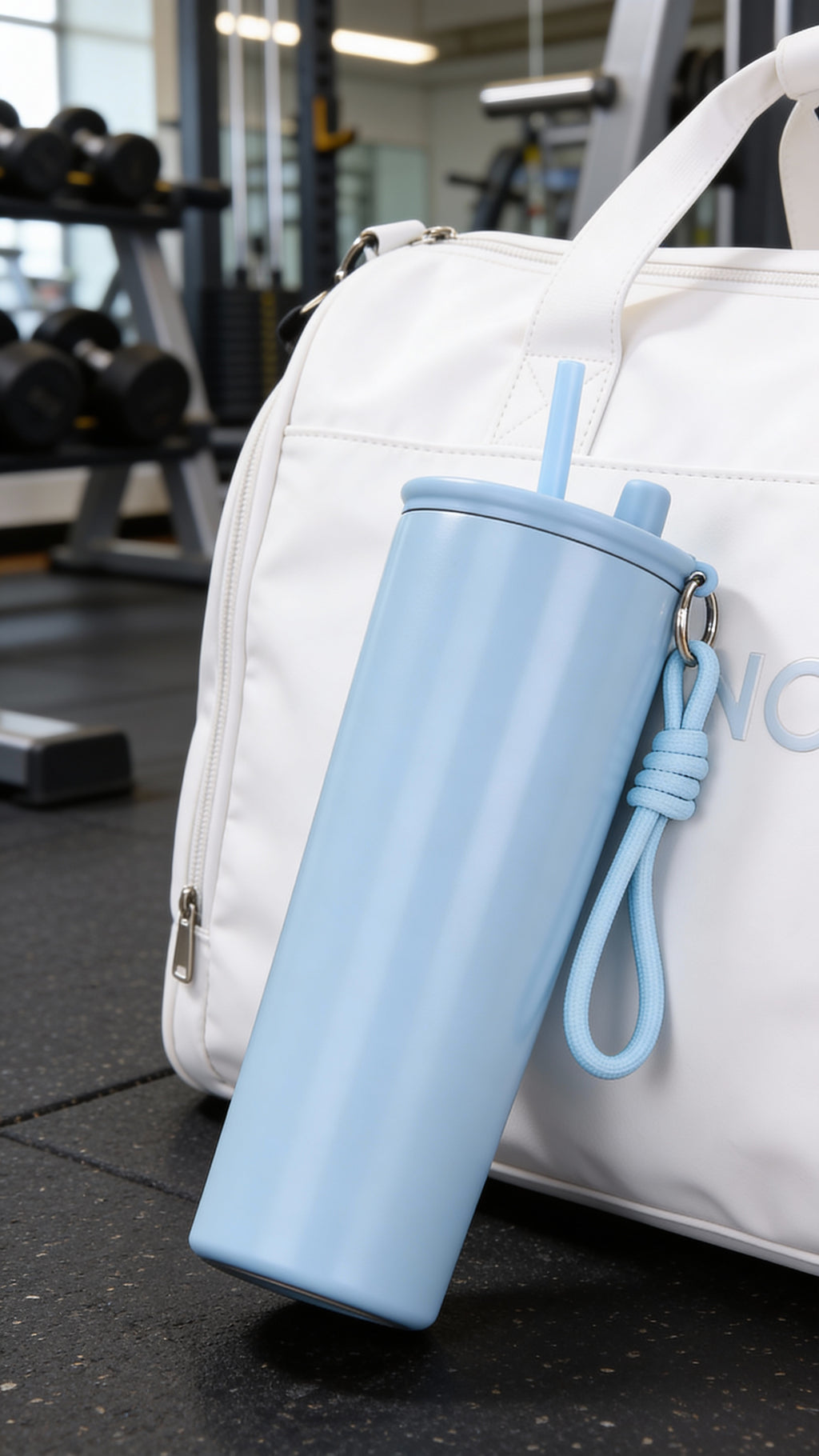 CARIA Insulated Bottle Cup with straw 710ml