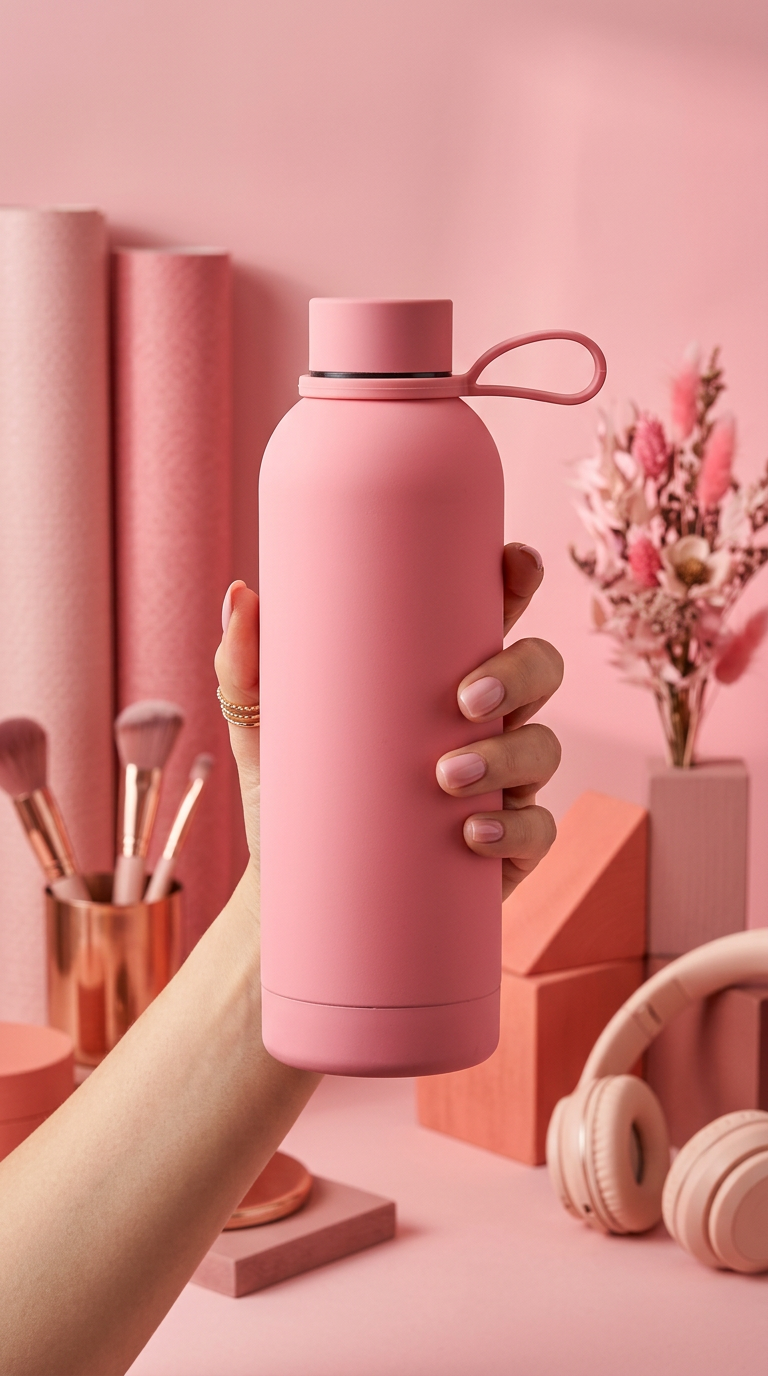 TINA PINK Thermal Bottle 750mlv